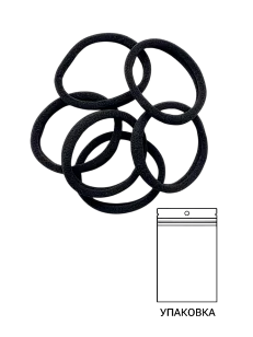 Maeth Набор резинок черные BASE 6 шт