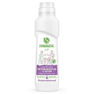 SYNERGETIC Пятновыводитель со щеткой, 250мл