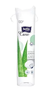 Bella cotton care Ватные диски алоэ 100шт