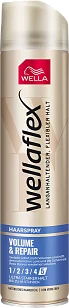 Wella Wellaflex Лак для волос Volume&Repair Объем и укладка УСФ 5, 250мл