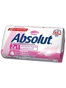 Absolut Cream Крем-мыло туалетное 2в1 Нежное, 90г
