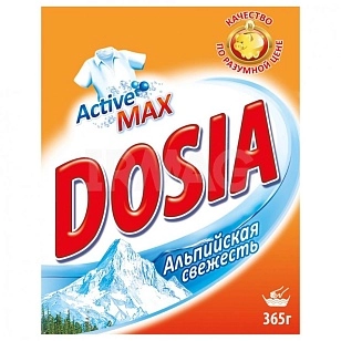 DOSIA Стиральный порошок Альпийская свежесть, 365гр
