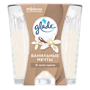 Glade Ароматическая свеча Ванильные мечты 130г