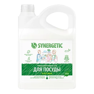 SYNERGETIC Средство для мытья посуды, игрушек Алоэ вера, 2,75л