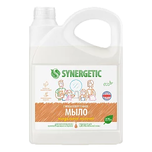 SYNERGETIC Жидкое мыло Миндальное молочко 2,75л