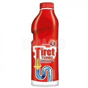 Tiret Turbo Средство для прочистки труб гель, 1л