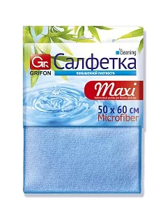 GRIFON МАXI Салфетка из микрофибры 50х60см, 1шт