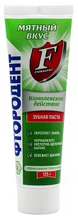 Фтородент Зубная паста Мятный вкус 125г