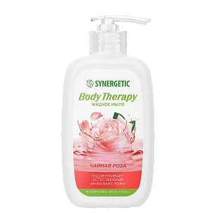 SYNERGETIC Жидкое мыло Body Therapy Чайная роза 250мл