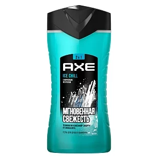AXE Гель-шампунь для душа Айс Чилл, 250мл