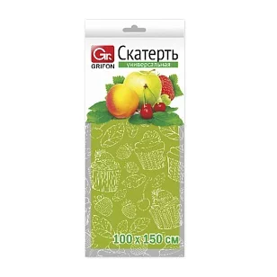 GRIFON Скатерть полиэтиленовая Bio 100х150см, 1шт
