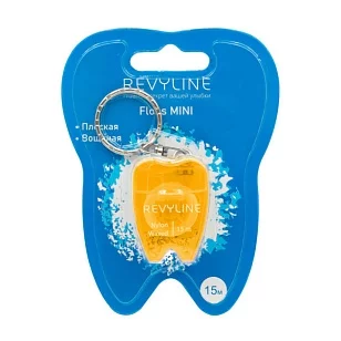 Revyline FLOSS MINI Зубная нить вощеная (брелок)
