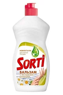 Sorti Жидкость для посуды Бальзам с Экстрактом Ромашки, 450гр