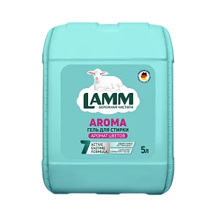 Lamm Жидкое средство для стирки Aroma гель 5л (3шт)