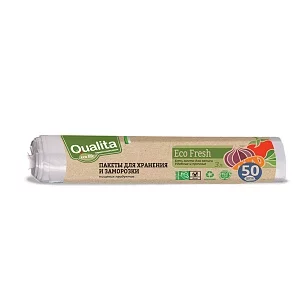 QUALITA Пакеты для заморозки Eco Fresh, 50шт