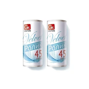 GRIFON Сменный блок для липкого ролика 45сл, 2шт