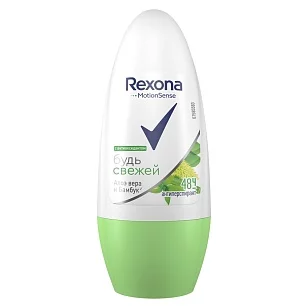 REXONA Део ролик Алоэ вера и Бамбук, 50мл