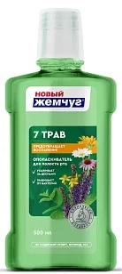 Новый жемчуг Ополаскиватель для полости рта Семь трав,, 500мл