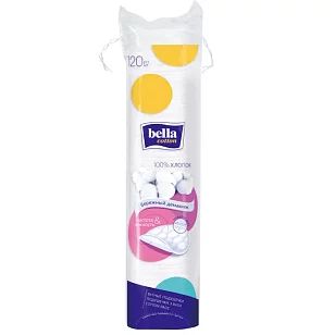 Bella cotton Ватные диски 120 шт (28шт)