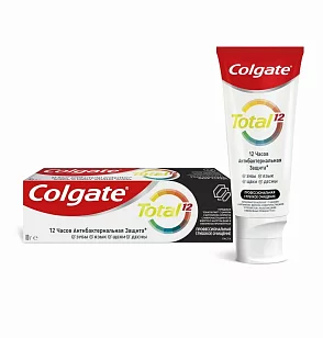 Colgate Зубная паста Total 12 Профессиональная Глубокое очищение 80мл