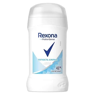 REXONA Део стик Легкость хлопка, 40мл