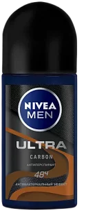 Nivea MEN Део ролик мужской Ultra Carbon, 50мл