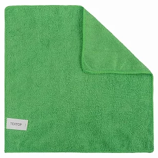 Textop Салфетка из микрофибры зеленая 29х29см 6*50 шт /300