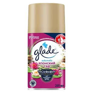 Glade Освежитель воздуха Automatic см.баллон Японский сад 269 мл