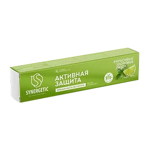 SYNERGETIC Зубная паста ЭКО Активная защита 100г