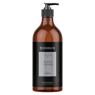 SYNERGETIC Гель д/душа парфюмированный Black pepper/Черный перец 750мл