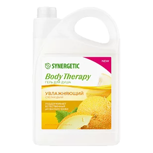 SYNERGETIC Гель д/душа Body Therapy Спелая дыня 3,5л