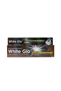 WHITE GLO Зубная паста отбеливающая Coffee&Tea 100г