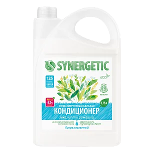 SYNERGETIC Кондиционер-бальзам д/белья Эвкалипт и ромашка 3,75л