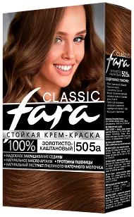 Fara Classic Краска для волос 505а Золотой, каштан