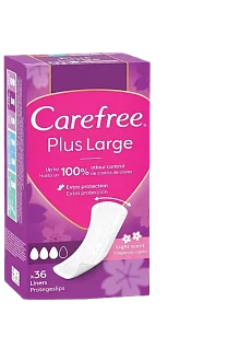 Carefree Прокладки ежедневные Plus Large 36 шт