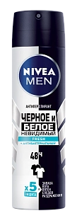 Nivea MEN Део спрей мужской Невидимый для черного и белого Fresh, 150мл