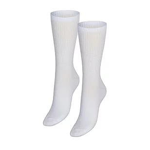 RuSocks Носки с высокой рельефной резинкой жен. белые 25-27р-р