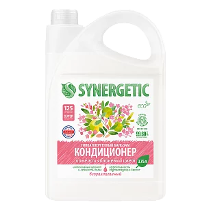 SYNERGETIC Кондиционер-бальзам д/белья Помело и яблоневый цвет 3,75л