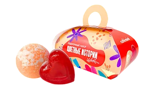 Кафе МиМи Подарочный набор Цветные истории (шар+мыло)