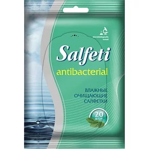 Salfeti Салфетки влажные антибактериальные, 20шт
