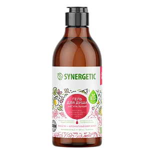 SYNERGETIC Гель д/душа Пачули и ароматный бергамот 380мл