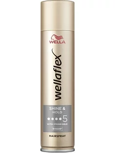 Wella Wellaflex Лак для волос Shine&Hold УСФ 5, 250мл