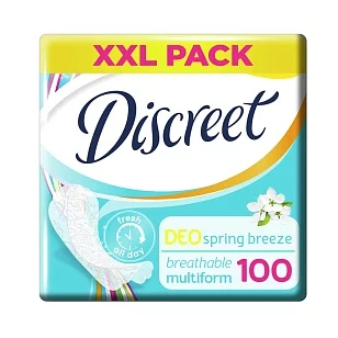 Discreet Прокладки ежедневные Deo Spring Breeze Multiform, 100шт