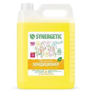 SYNERGETIC Кондиционер-ополаскиватель для белья Цветочная фантазия, 5л