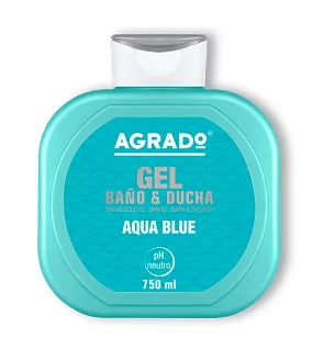 AGRADO Гель для душа Aqua blue увлажняющий, 750мл