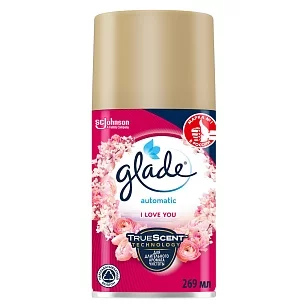 Glade Освежитель воздуха Automatic см.баллон I Love You 269мл