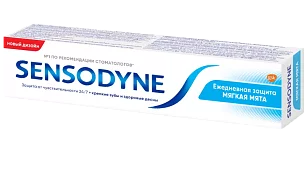 Sensodyne Зубная паста Ежедневная Защита Мягкая Мята 65 мл