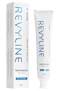 Revyline Crystal Зубная паста без фтора Морская соль и мята 80г