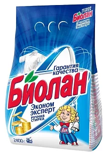 Биолан Стиральный порошок Эконом Эксперт, 2400гр
