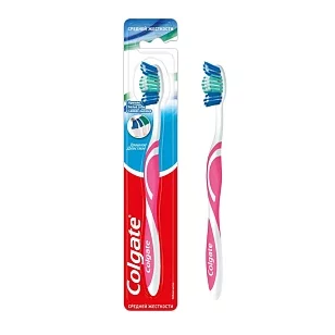 Colgate Зубная щетка Тройное действие средней, жесткости
